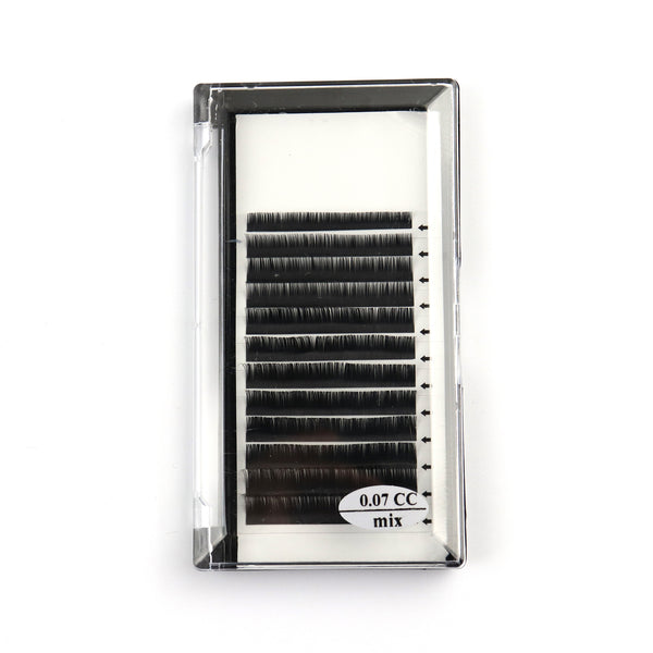 CC Curl 0.07 individual lashes wholesale for lash business and technicians CC Curl 0.07 pestañas individuales al por mayor para técnicos y empresas de pestañas