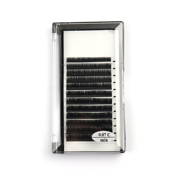 C Curl 0.07 individual lashes wholesale for lash business and technicians C Curl 0.07 pestañas individuales al por mayor para técnicos y empresas de pestañas