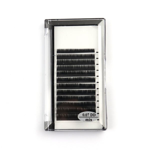 DD Curl 0.07 individual lashes wholesale for lash business and technicians DD Curl 0.07 pestañas individuales al por mayor para técnicos y empresas de pestañas