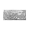 50 Pack Glitter Backing For Lash Business Packaging Materials Silver Glitter With Clamshell Example Paquete de 50 soportes de purpurina para materiales de embalaje comerciales de pestañas, purpurina plateada con ejemplo de concha