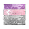 Silver Purple Pink Glitter Lash Packaging Packing With Clamshell Example For Business Embalaje de pestañas con purpurina rosa púrpura plateada con ejemplo de cubierta para empresas Wholesale lash vendor and manufacturer