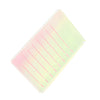 Iridescent Pink Lash Display Tile with a Shimmering Finish for Elegant Eyelash Presentation Loseta de Exhibición de Pestañas Rosa Iridiscente con un Acabado Brillante para una Presentación Elegante de Pestañas