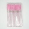 50 Pack Pink Lash Spoolie For Eyelashes Paquete de 50 carretes de pestañas rosas para pestañas