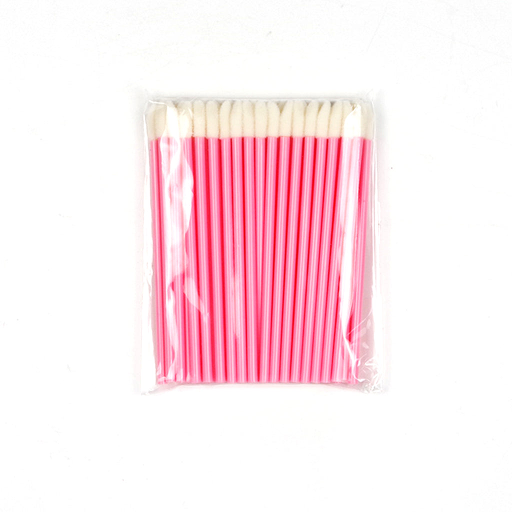 Light Pink 50 Pack Microfiber Wands For Lash Business Womens Makeup Products  Paquete de 50 varitas de microfibra rosa claro para productos de maquillaje para mujer de Lash Business